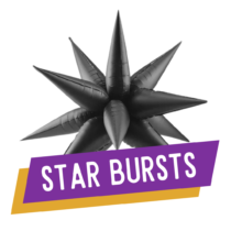 Star Burst Foil Shapes