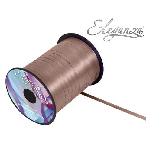 brown curling ribbon eleganza