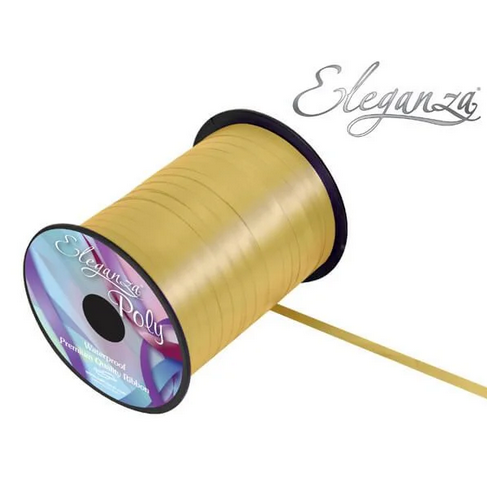 618886 eleganza gold curling ribbon
