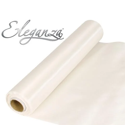 eleganza white fabric for balloon ribbons roll