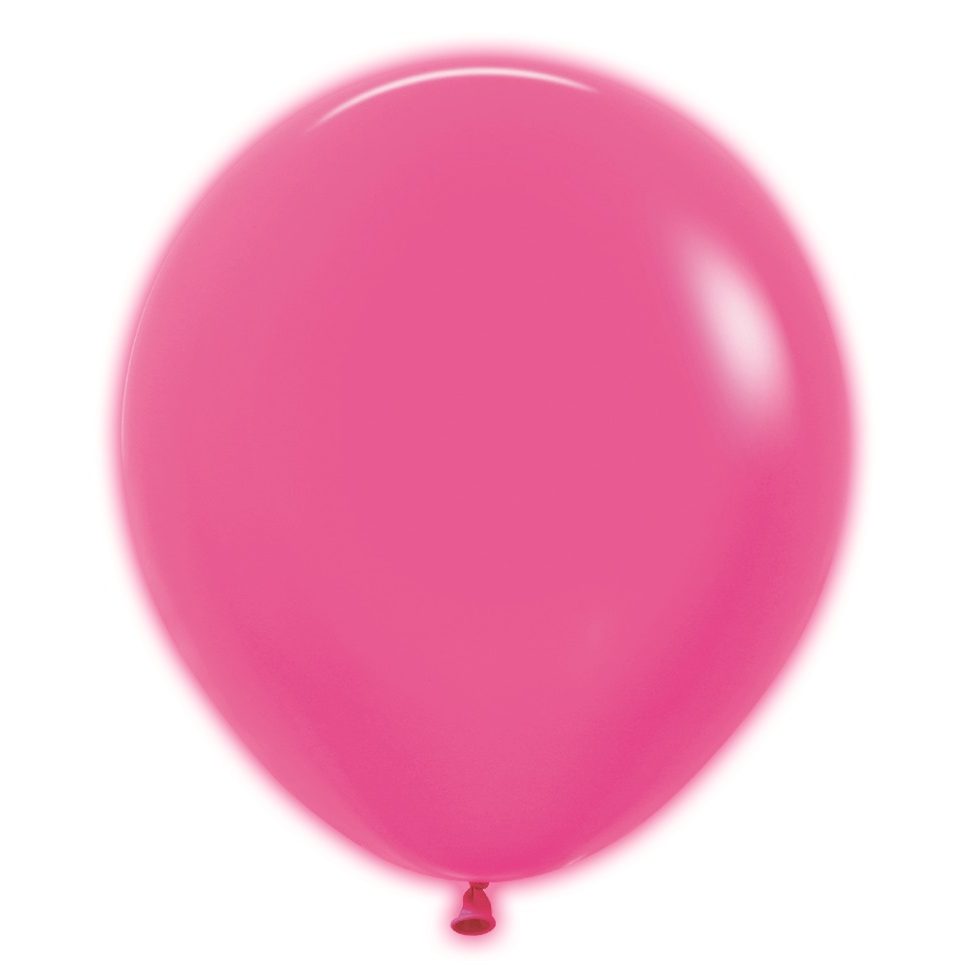 neon fuchisa pink latex balloon R181212