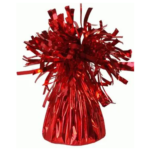 222760 Red Foil Balloon Weight Oaktree